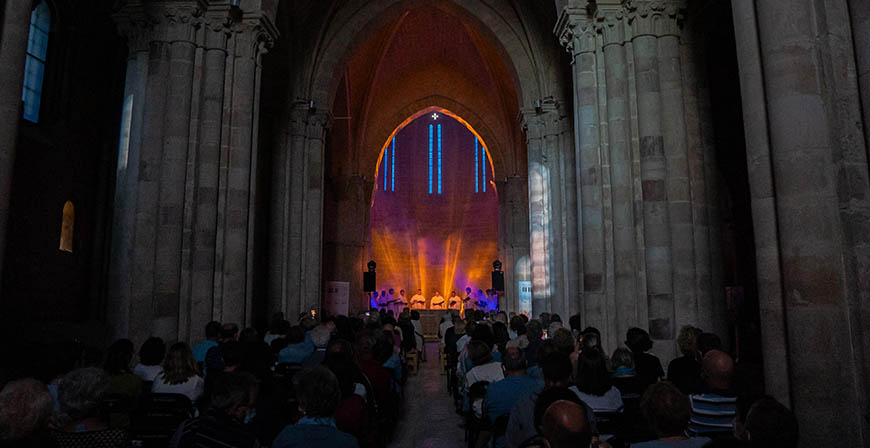 La Schola Antiqua inund de msica y canto gregoriano el monasterio de Santa Mara la Real 