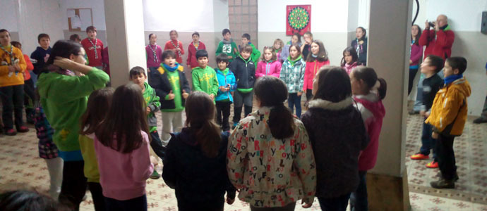 Los Scouts celebran su Convivencia de Navidad en Cbreces