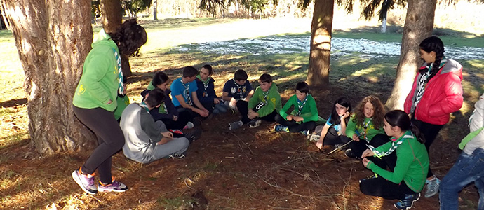 Los scouts conviven en Rocamundo