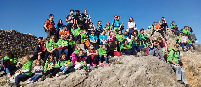 Los Scouts se suben al tren minero