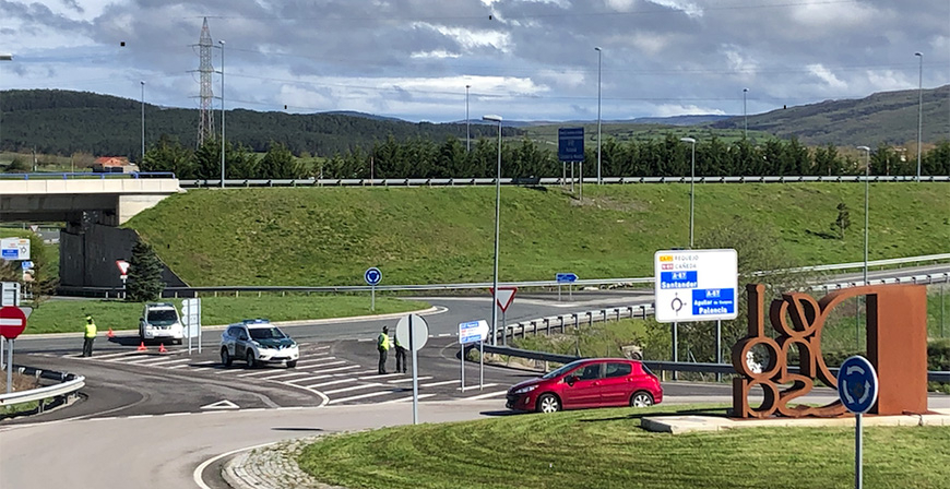Se intensifica la vigilancia en carreteras para evitar desplazamientos indebidos el fin de semana