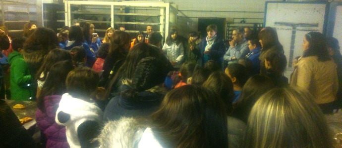 La seccin de voley del CRC visit Reinopan