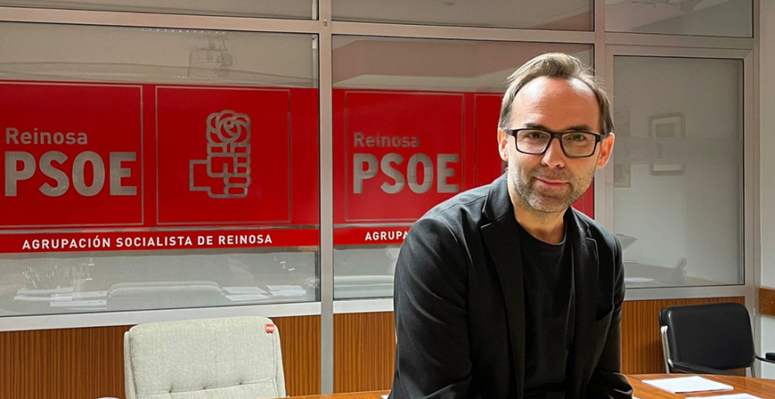 Sergio Balbontn, reelegido secretario general del PSOE de Reinosa con el apoyo del 82% de la militancia