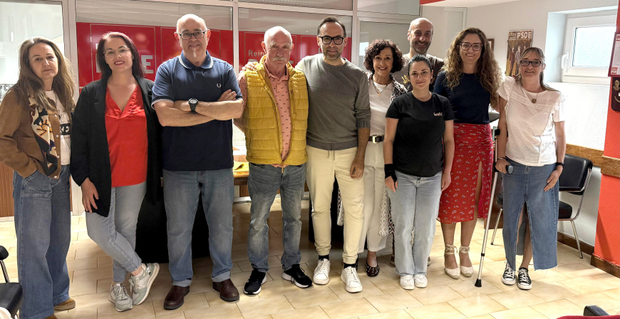Sergio Balbontn, reelegido secretario general del PSOE de Reinosa con un respaldo del 90%