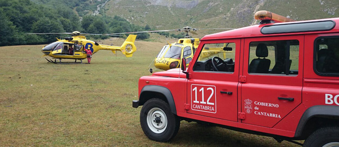 El servicio de emergencias asturiano rescata a seis personas heridas y con hipotermia en Picos de Europa