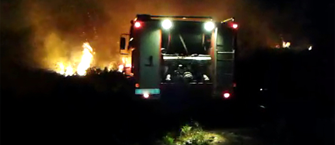 El Servicio de Montes sofoca dos incendios forestales en Quintana y Corconte