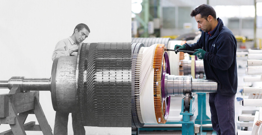 Siemens Gamesa invita a las personas jubiladas de la fbrica de Reinosa a visitar la planta y recordar su historia por el 95 aniversario