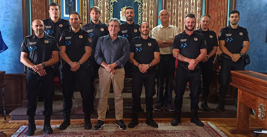 Siete nuevos agentes se incorporan a la Polica Local de Reinosa