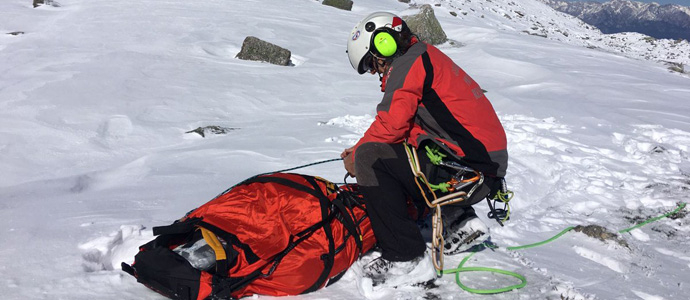 Simulacro de rescate en Alto Campoo