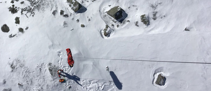 Simulacro de rescate en Alto Campoo