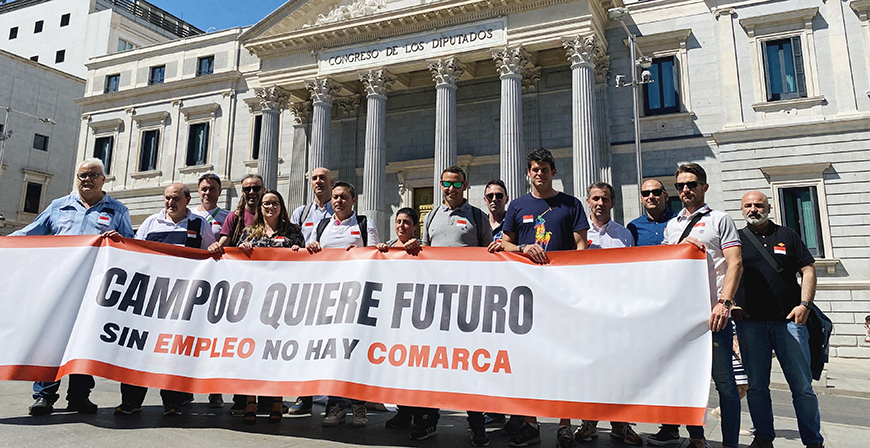 Los sindicatos abordan la delicada situacin de la factora de Sidenor en Reinosa en el Congreso de los Diputados