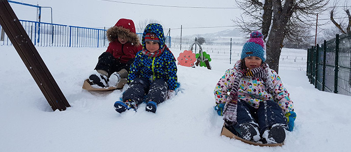 Sobresaliente en nieve