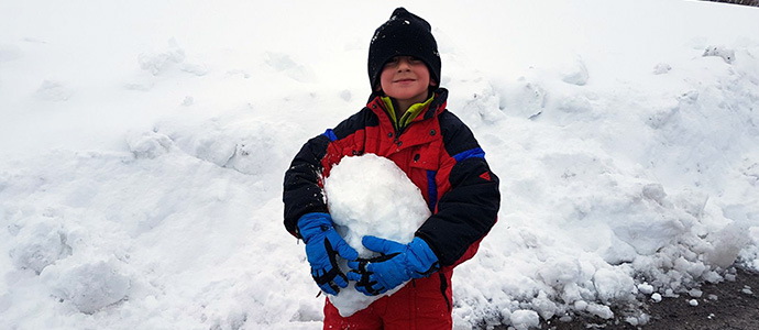 Sobresaliente en nieve