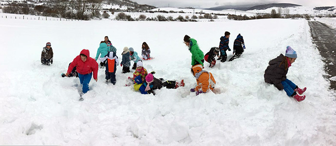 Sobresaliente en nieve