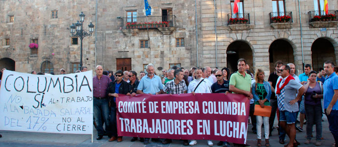 La sociedad campurriana apoya a los trabajadores de Columbia