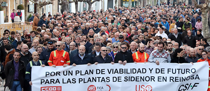 La sociedad campurriana se vuelca con los trabajadores de Sidenor