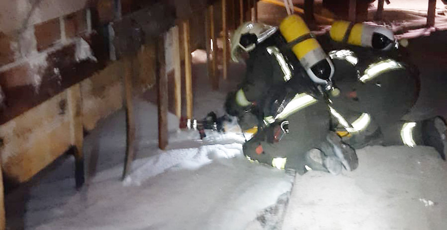 Sofocado un incendio en una fbrica de Reinosa 