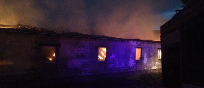 Sofocado el incendio de un pajar en Mata de Hoz