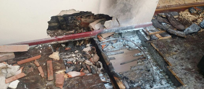 Sofocado un incendio en una vivenda de Reinosa