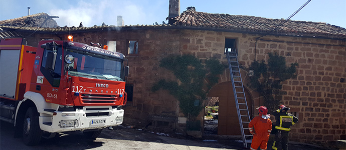 Sofocado un incendio en una vivienda de Cubillo de Ebro