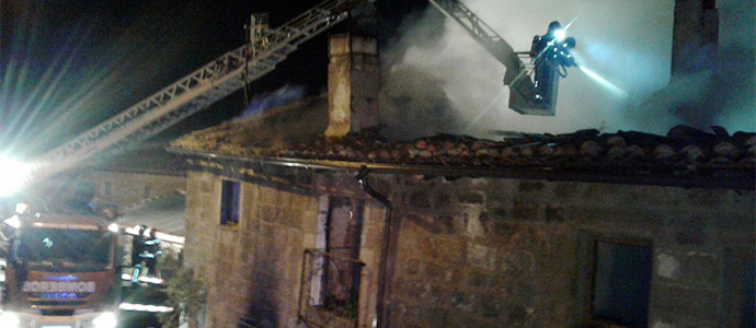 Sofocado un incendio en una vivienda de Cubillo de Ebro