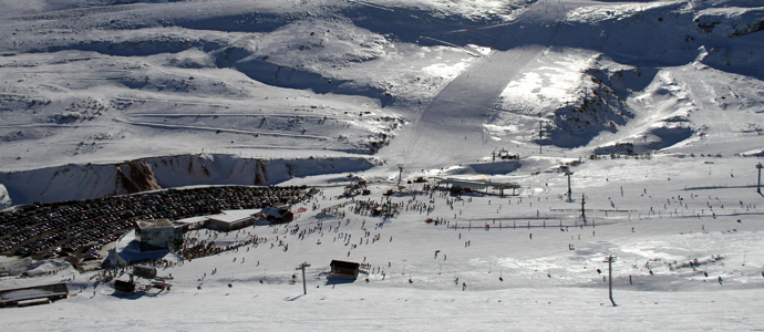 Sol y nieve en Alto Campoo