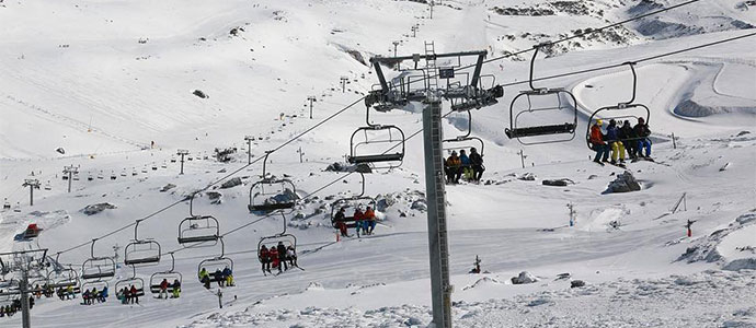 Sol y nieve en Alto Campoo