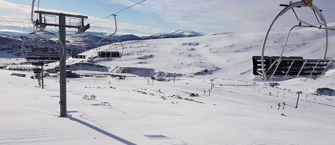 Sol y nieve en Alto Campoo