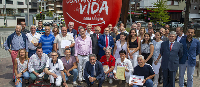 La solidaridad de los donantes de sangre permite 