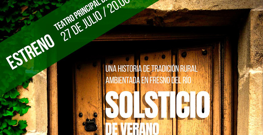 'Solsticio de verano' llega este jueves al Teatro Principal