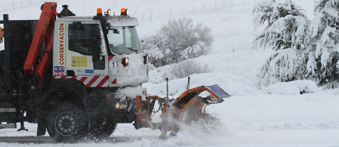 Son necesarias las cadenas en Alto Campoo y Palombera
