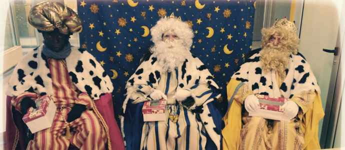 Sus Majestades de Oriente hicieron escala en el CEIP Alto Ebro
