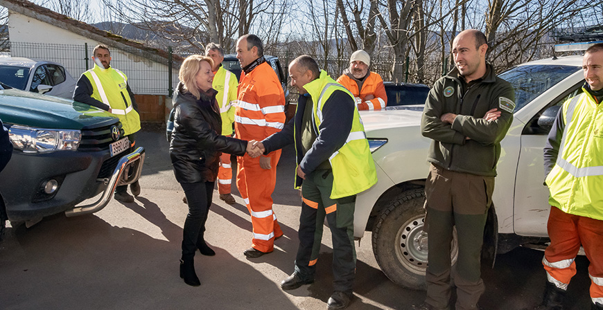 Susinos anuncia en Campoo la adquisicin de emisoras de corto alcance para todos los trabajadores del Operativo contra incendios