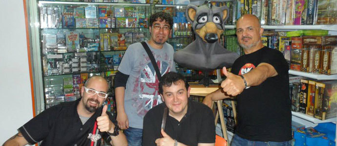 Una talla campurriana, en la presentacin del cmic 'Solo historias canbales II'