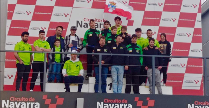 El Team Cantabria Montesclaros arrasa en el circuito de Navarra