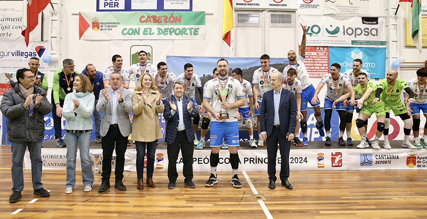Textil Santanderina conquista la Copa Prncipe de Voleibol 2024