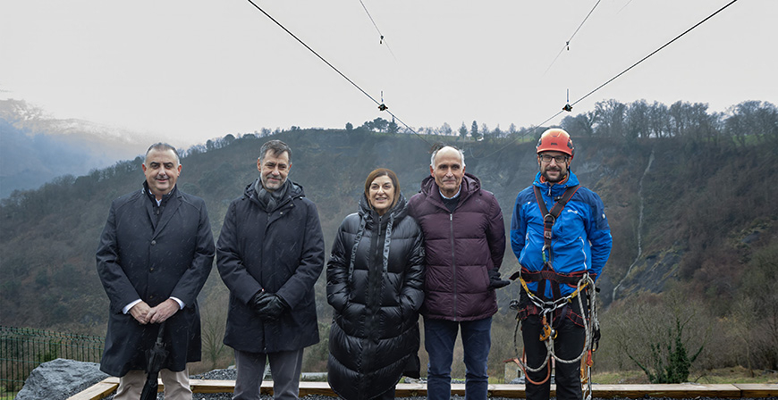La tirolina de Soba entrar� en funcionamiento en la primavera de este a�o