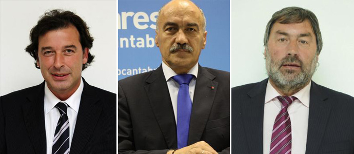 Tres campurrianos, en el Parlamento de Cantabria