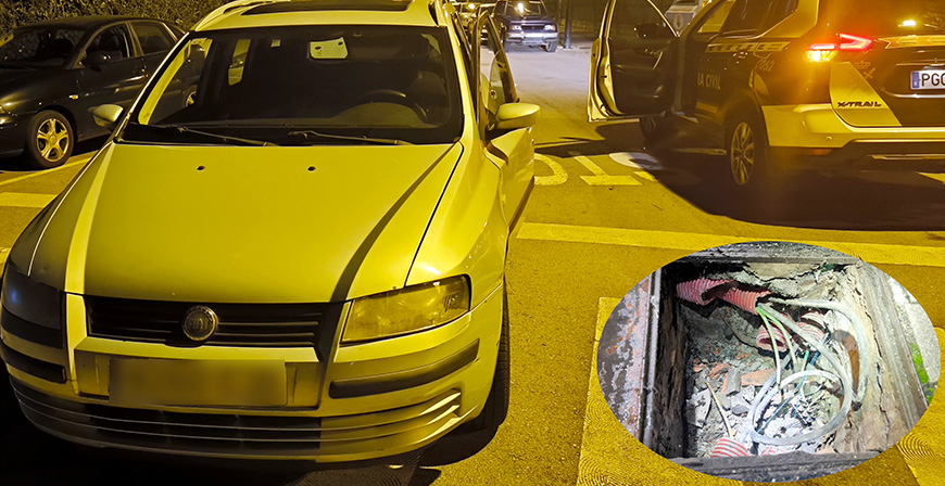 Tres detenidos y tres investigados por robo de cableado de alumbrado pblico 