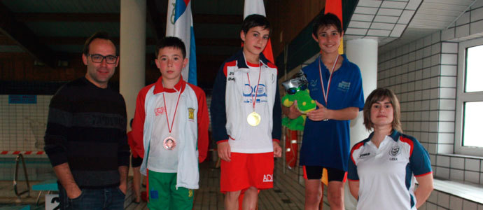 Tres podios para los nadadores campurrianos en la jornada celebrada en Reinosa