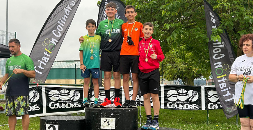 El Triatl�n Reinosa-Campoo inicia la temporada de verano con destacados resultados de sus j�venes deportistas