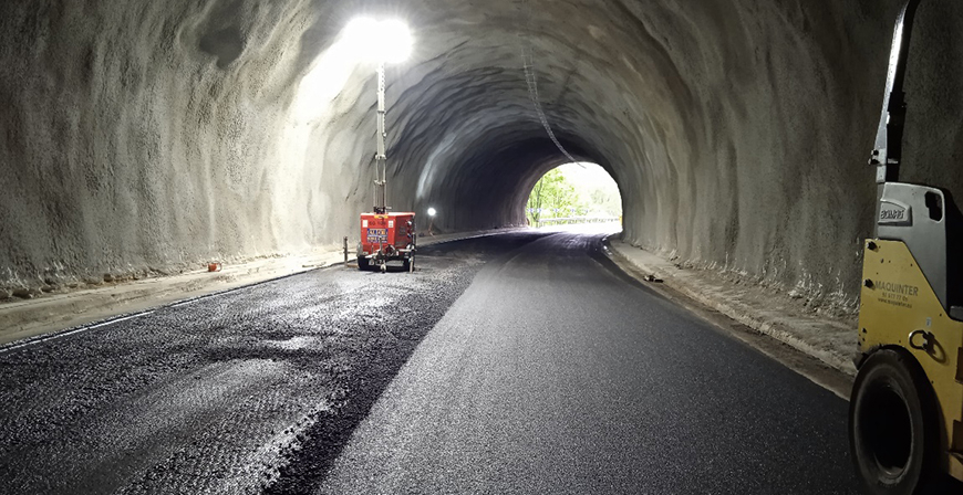 El tnel de Las Caldas, en la N-611, se reabre hoy al trfico tras la conclusin de las obras de modernizacin y mejora