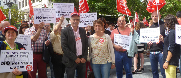 UGT y CCOO inician sus movilizaciones contra la persecucin al derecho de huelga y a la libertad sindical
