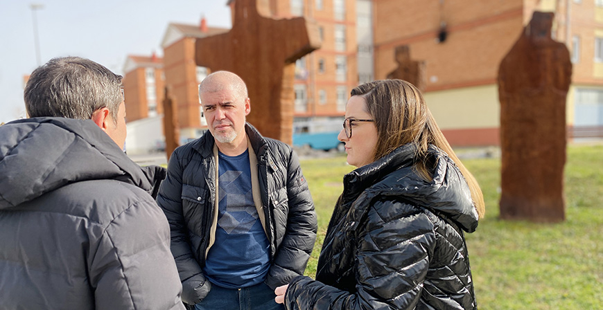 Unai Sordo reclama que las empresas sigan invirtiendo en Campoo y manteniendo la actividad industrial en la comarca
