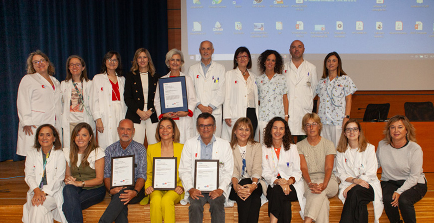 Las unidades de Docencia, Bloque Quirrgico y Hospitalizacin Peditrica de Valdecilla acreditan su apuesta por la calidad con el certificado ISO 9001:2015