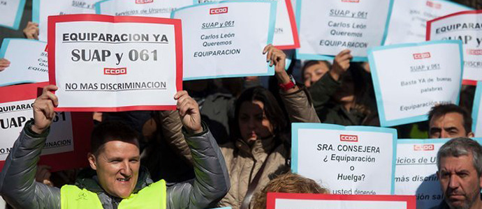 Urgencias y 061 entrarn en huelga a partir de este sbado
