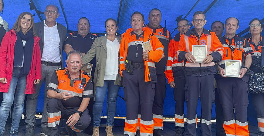 Urrutia agradece a los voluntarios de Proteccin Civil su labor 