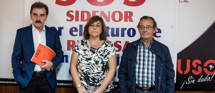 USO lanza un S.O.S sobre la planta de Sidenor en Reinosa
