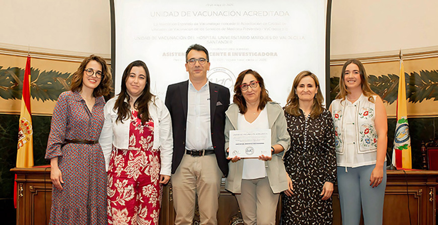 Valdecilla logra el sello VaCredita de la Asociacin Espaola de Vacunologa