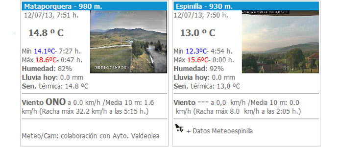 Valdeolea estrena webcam